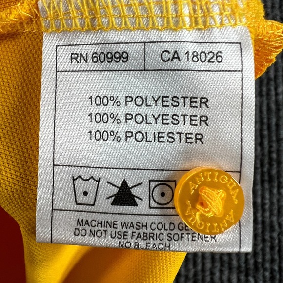 Michigan Wolverines Polo Shirt Womens Extra Large Yellow Short Sleeve New - Picture 12 of 13